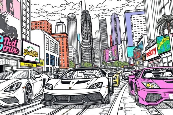 Les coloriages gta : une nouvelle façon de se détendre et créer
